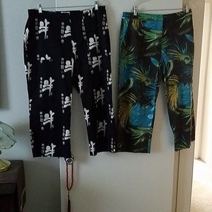2 capri style pants from Chico's.